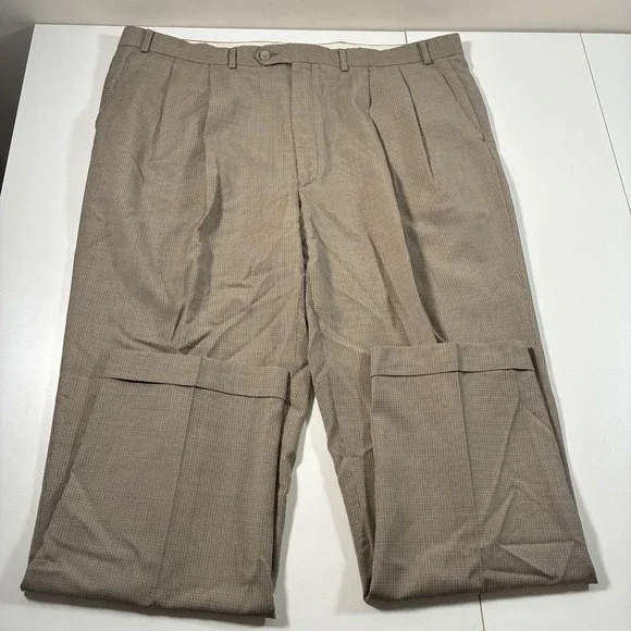 Vintage Lauren Ralph Lauren Wool Cashmere Pleated Dress Pants 43x30 Canada